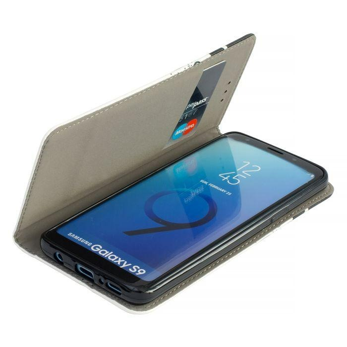 Husa Huawei Mate 10 Lite, negru/alb, tip carte [2]