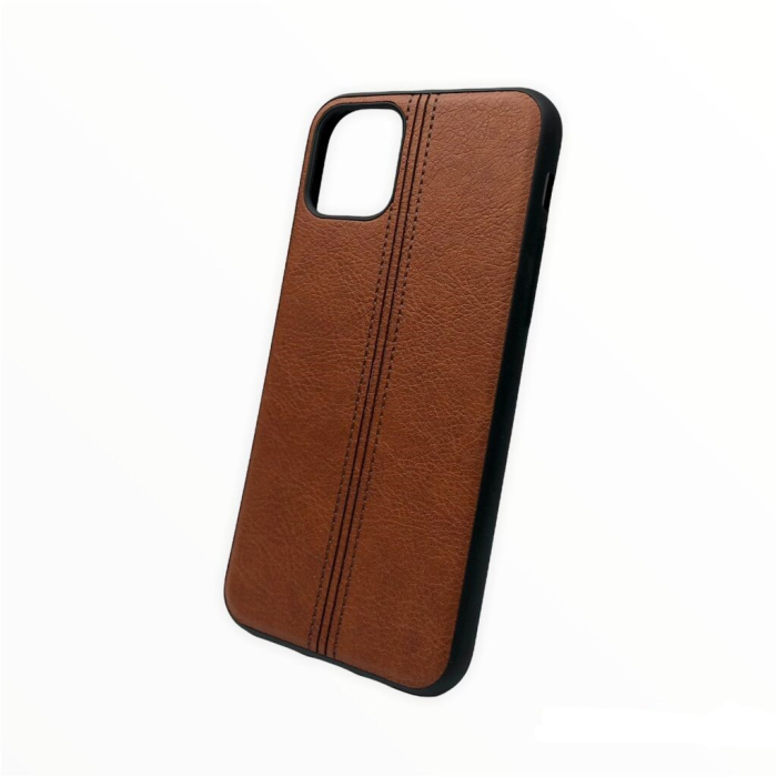 Husa Huawei Nova 5T piele eco, ultra slim, maro [3]