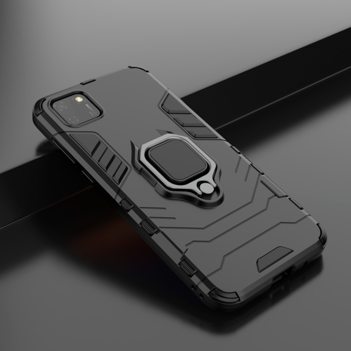 Husa Huawei P Smart 2021, Armor cu inel, negru [7]