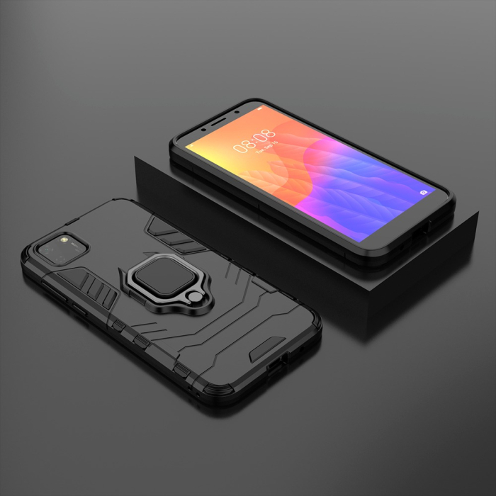Husa Huawei P Smart 2021, Armor cu inel, negru [8]