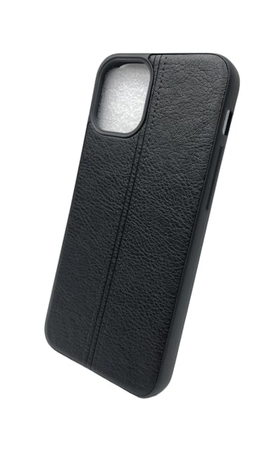 Husa Huawei P Smart 2021 piele eco, ultra slim, negru [3]