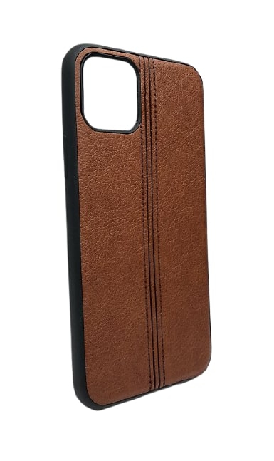 Husa Huawei P Smart Z piele eco, ultra slim, maro [2]