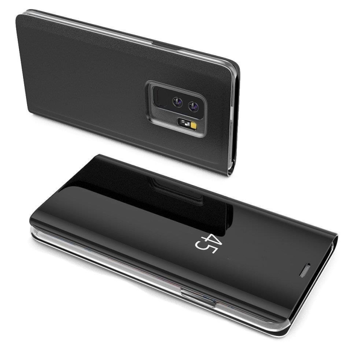 Husa Huawei P Smart Z, tip carte, Clear View, negru [3]