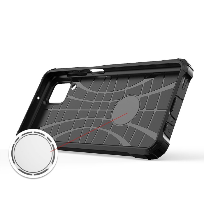Husa Huawei Y5p, negru, Hybrid Armor [4]
