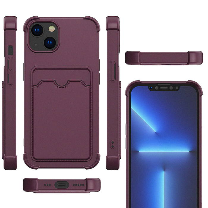 Husa iPhone 11, Armor Card, albastru deschis [3]