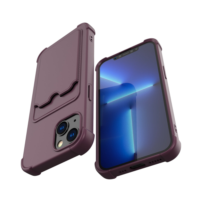 Husa iPhone 11, Armor Card, albastru deschis [2]