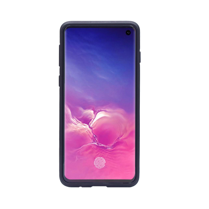 Husa iPhone 11 Pro Max, model Carbon, silicon flexibil, negru [2]