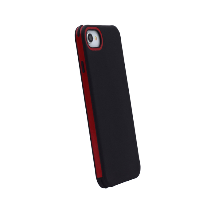 Husa iPhone 11 Pro rosie, Vivid, silicon negru [3]