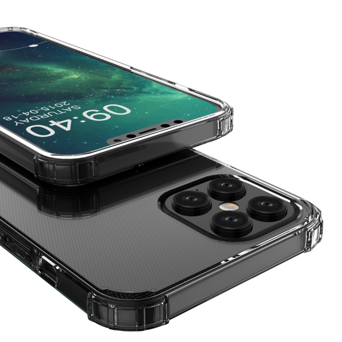 Husa iPhone 13, antisoc, transparent [5]