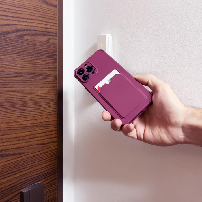 Husa iPhone 13 Pro, Armor Card, raspberry [6]