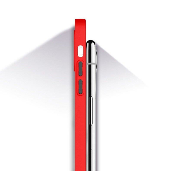 Husa iPhone 13 Pro rosu, Milky, slim, silicon flexibil [5]