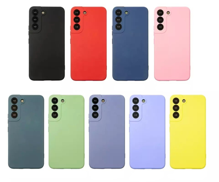 Husa iPhone 14 Pro, albastru,cu interior catifea, din silicon [2]