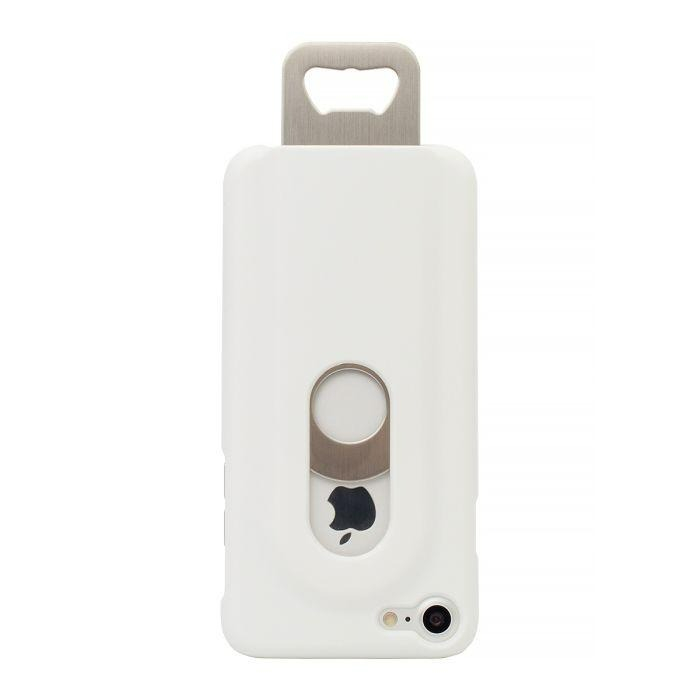 Husa iPhone 7/8 cu deschizator sticle - alba [3]