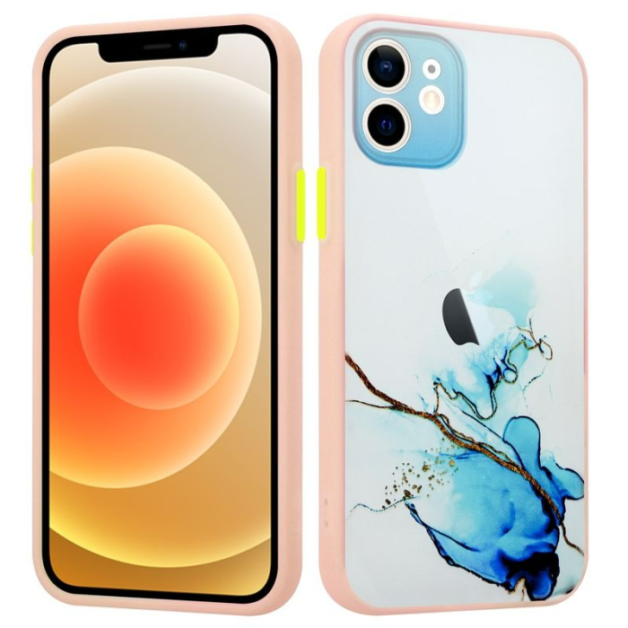 Husa iPhone 7/8/SE 2020 albastru/alb, Watercolor [1]