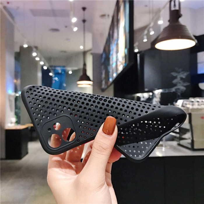 Husa iPhone XR , albastru inchis, model Breath [8]