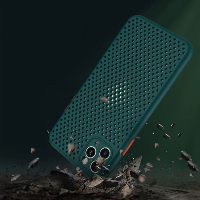 Husa iPhone XR , albastru inchis, model Breath [6]