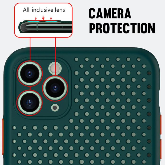 Husa iPhone XR , verde, model Breath [3]