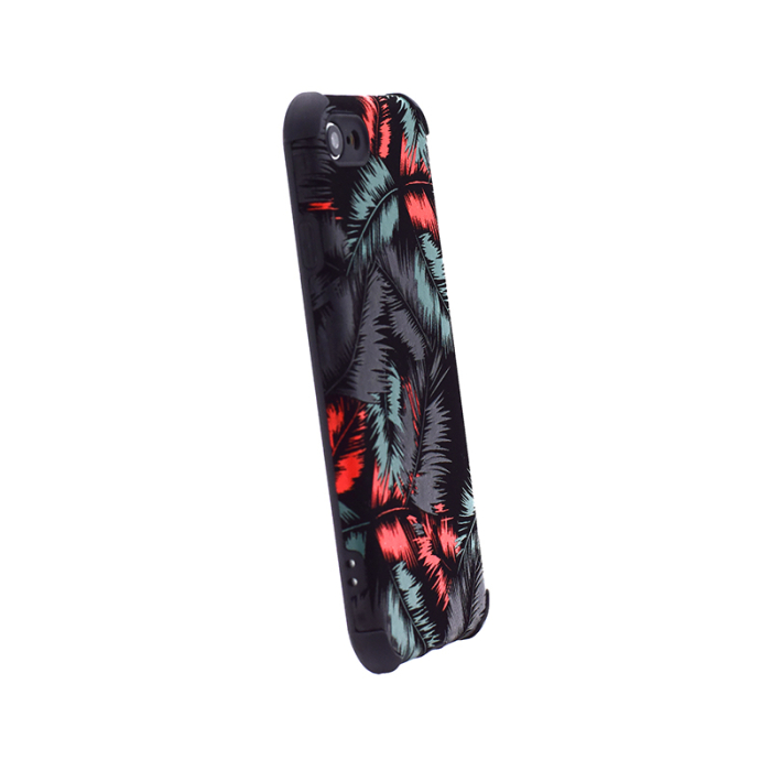 Husa Leaves iPhone X/XS rosie [2]