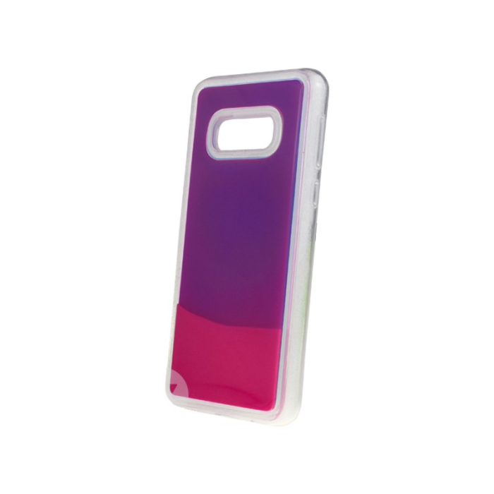 Husa lichid fosforescent iPhone X/XS violet [2]