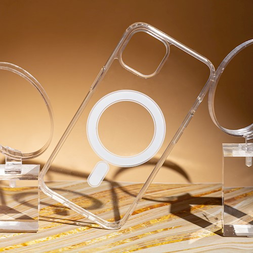 Husa MagSafe antisoc iPhone 12 Pro Max 6,7" transparent [2]