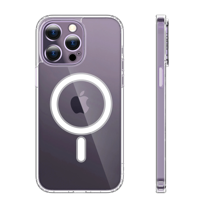 Husa Magsafe antisoc  iPhone 15 6.1" transparent [2]
