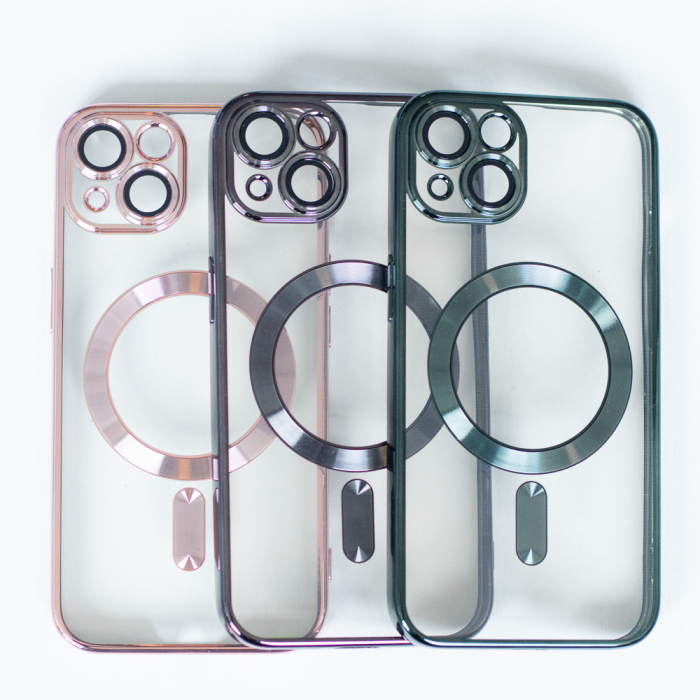 Husa Magsafe Color Chrome  iPhone 15 Pro 6.1" rose gold [7]
