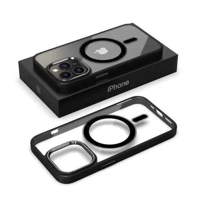 Husa MagSafe slim pentru  iPhone 14 Pro Max, negru [2]