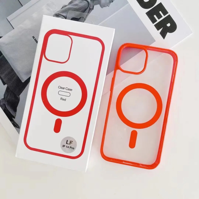Husa MagSafe slim pentru  iPhone 14, rosu [1]