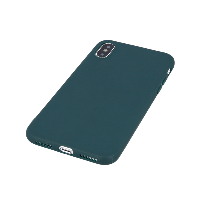 Husa Motorola E7 Power / E7i Power forest green, silicon mat, slim [2]