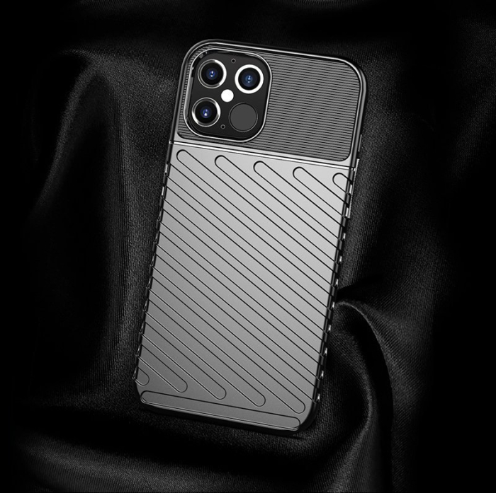 Husa OnePlus 8T neagra, Thunder, silicon [5]