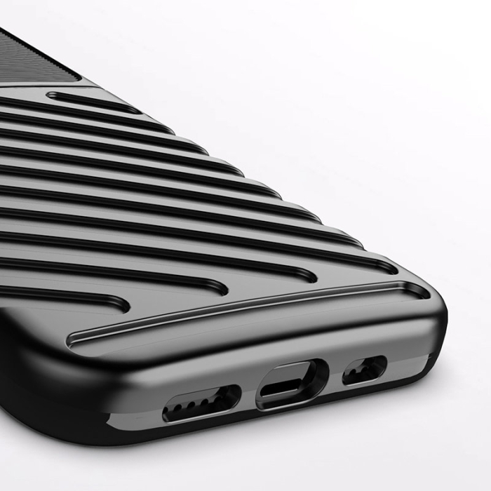Husa OnePlus 8T neagra, Thunder, silicon [10]