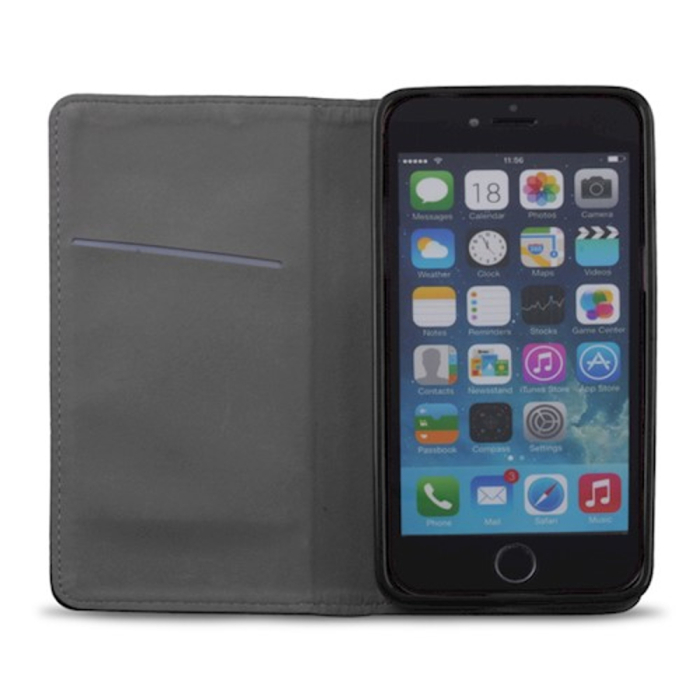 Husa Oppo A16 / A16s / A54s, tip carte, inchidere cu magnet, negru [3]