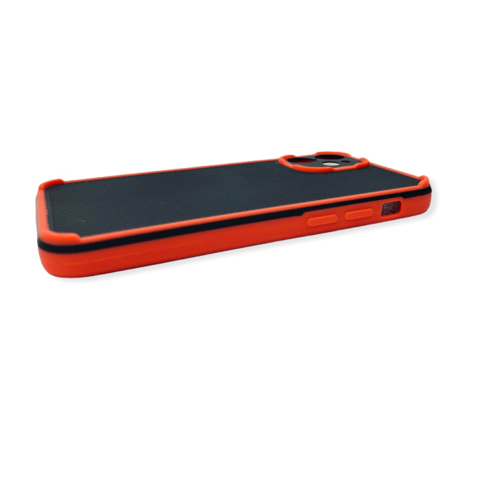 Husa Plastic Stripes Slim iPhone XS Max Rosu [3]