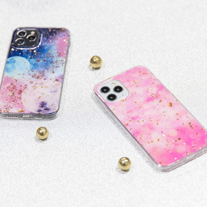 Husa Samsung A13 4G roz, model Glam, spate dur, margine silicon [6]