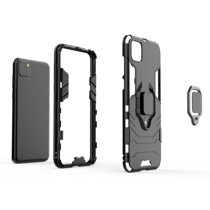 Husa Samsung A13 5G, Armor cu inel, negru [3]