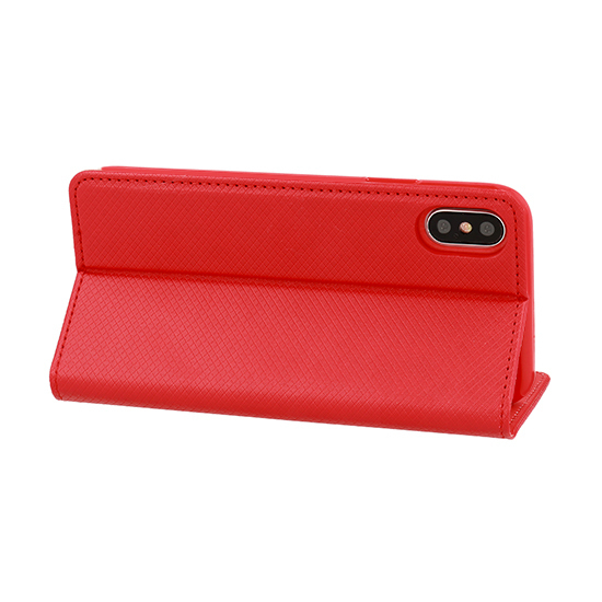 Husa Samsung A13 5G rosu, tip carte, Smart Magnet [4]