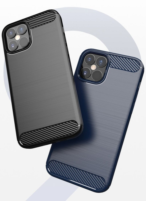 Husa Samsung A13 5G / Samsung A04s, model Carbon, silicon flexibil, negru [6]