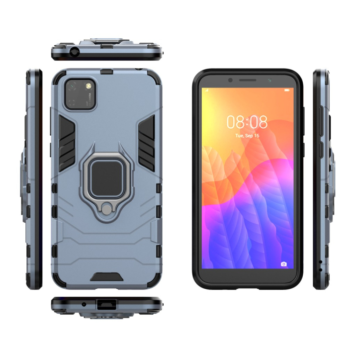 Husa Samsung A22 5G,, Armor cu inel, albastra [2]