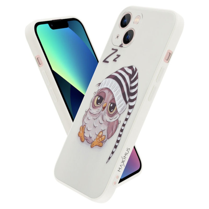 Husa Samsung A22 5G, bej, bufnita somnoroasa, interior catifea [3]