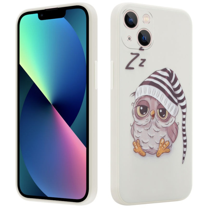 Husa Samsung A22 5G, bej, bufnita somnoroasa, interior catifea [1]