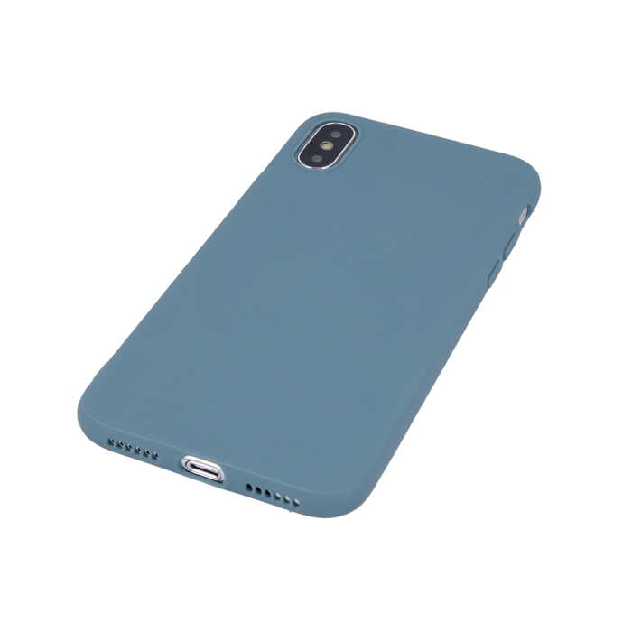 Husa Samsung A50 / A30s / A50s gri albastrui, silicon mat, slim [3]