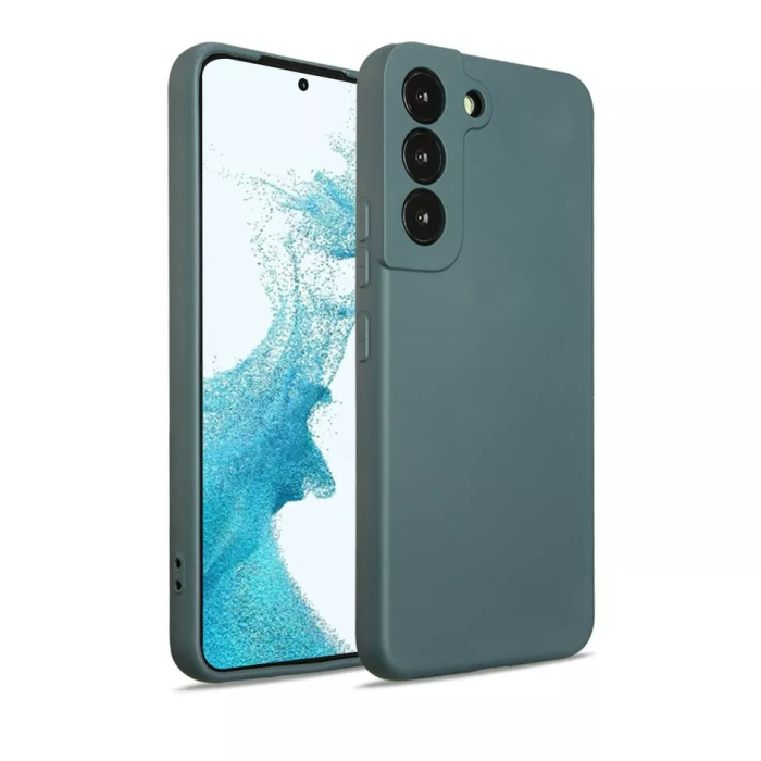 Husa Samsung A51 verde,cu interior catifea, din silicon [1]