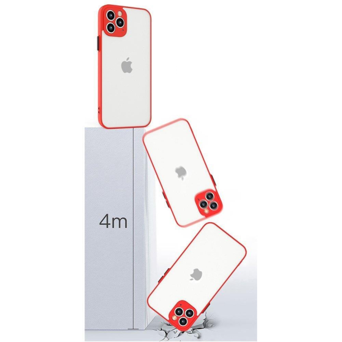 Husa Samsung A52s 5G / A52 5G / A52 4G rosu, Milky, slim, silicon flexibil [6]