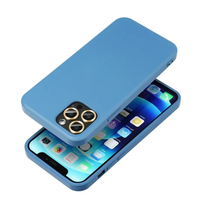 Husa Samsung A53 5G albastru,cu interior catifea, din silicon [5]