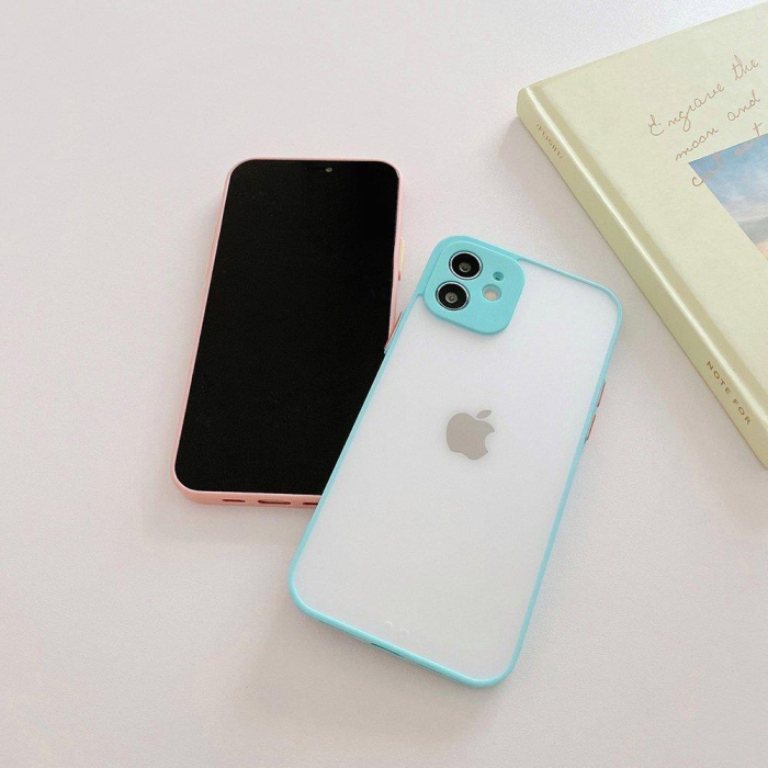 Husa Samsung A72 4G blue, Milky, slim, silicon flexibil [3]