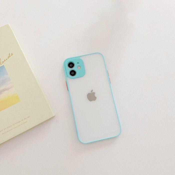 Husa Samsung A72 4G blue, Milky, slim, silicon flexibil [2]