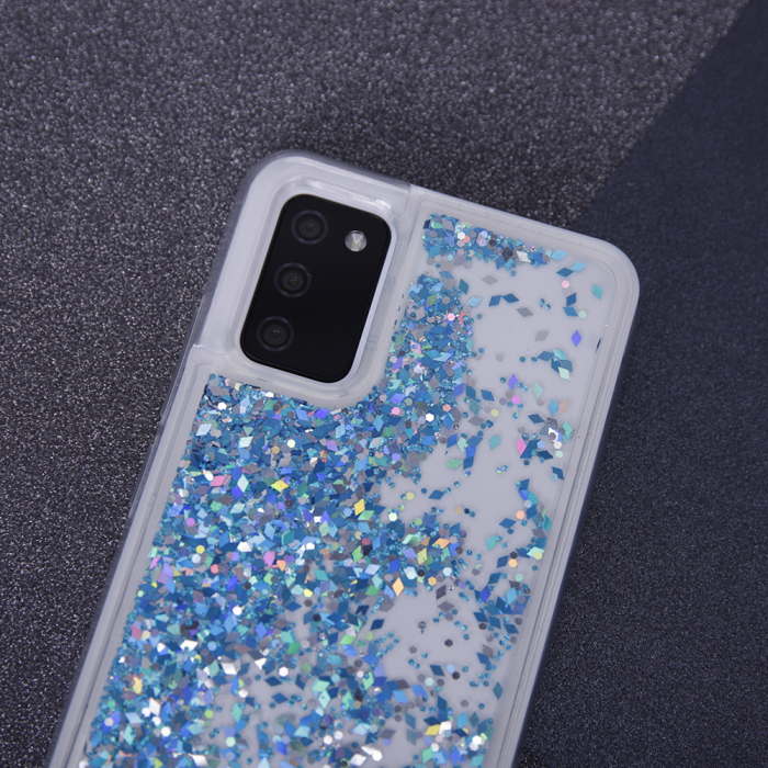 Husa Samsung Galaxy A23 5G, sclipici lichid, albastru [6]