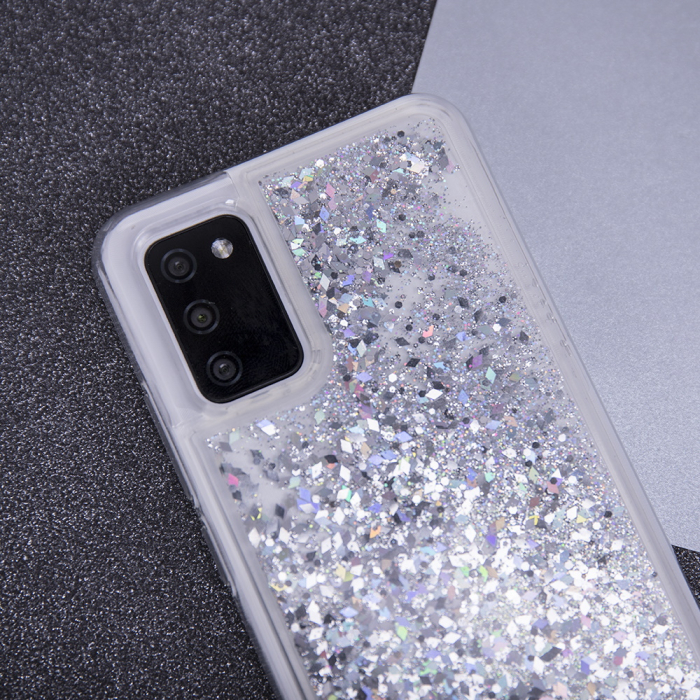 Husa Samsung Galaxy A23 5G, sclipici lichid, argintiu [7]
