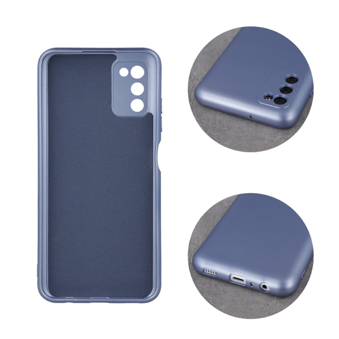 Husa Samsung Galaxy A23 5G, silicon Metallic, albastru [3]