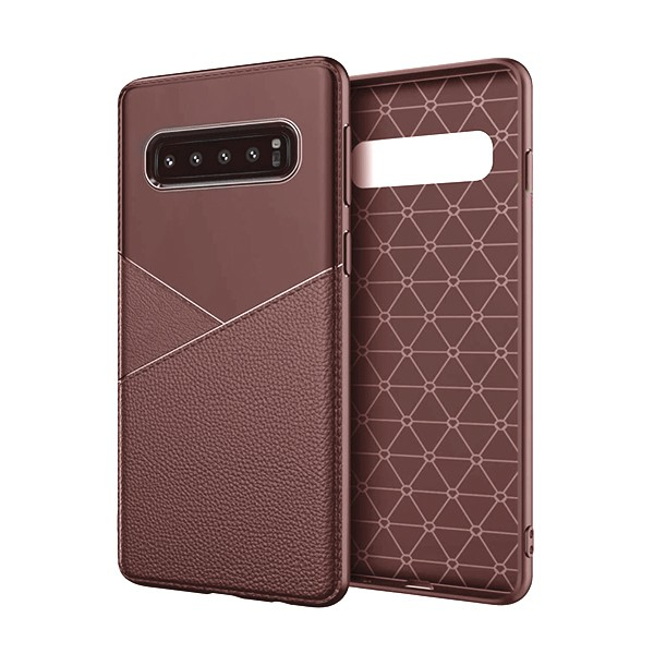 Husa Samsung J6 Plus , maro, silicon flexibil, model Biz [1]